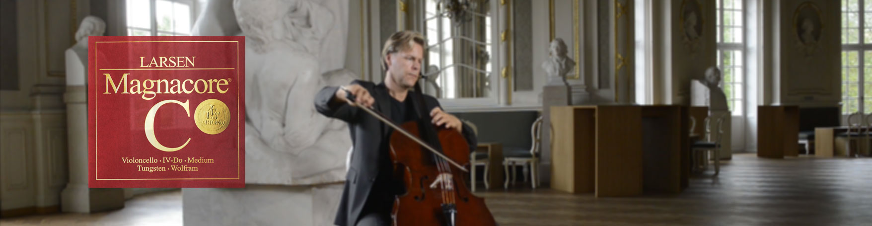 Christopher Franzius reviews Larsen Magnacore Arioso Christopher Franzius plays Larsen Magnacore Arioso cello strings