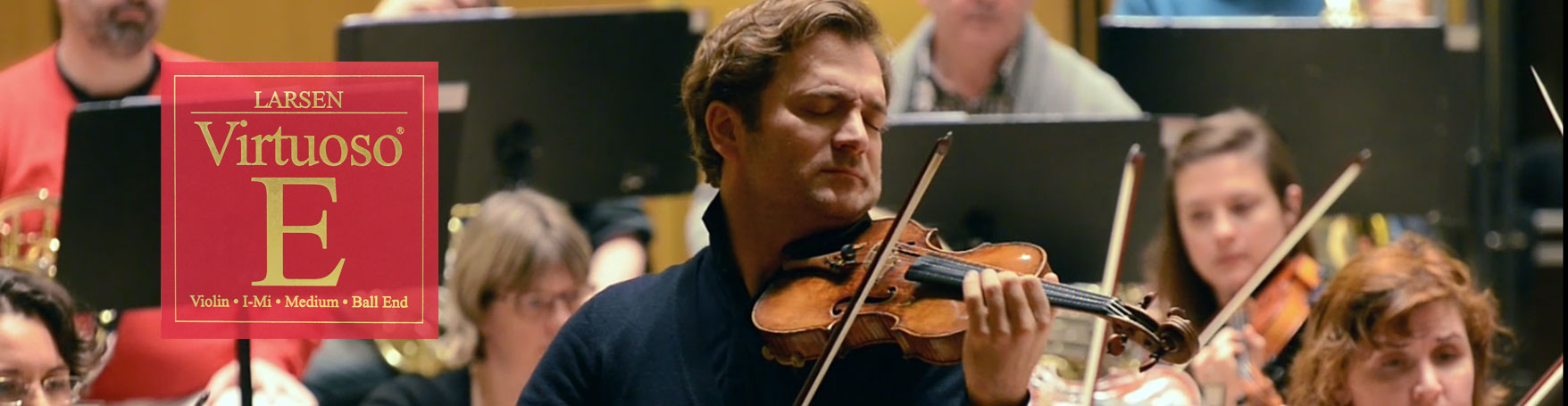 Renaud Capucon violinist at Larsen Strings Denmark Renaud Capucon violinist visting Larsen Strings in Denmark