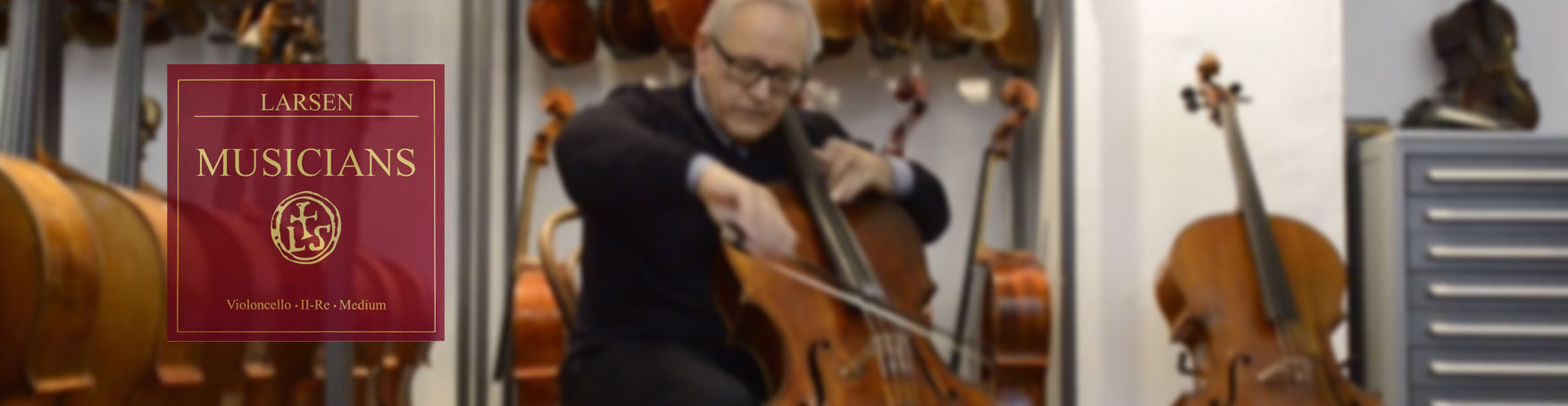 David Geringas playing Larsen Magnacore for cello David Geringas cellist plays Larsen Magnacore