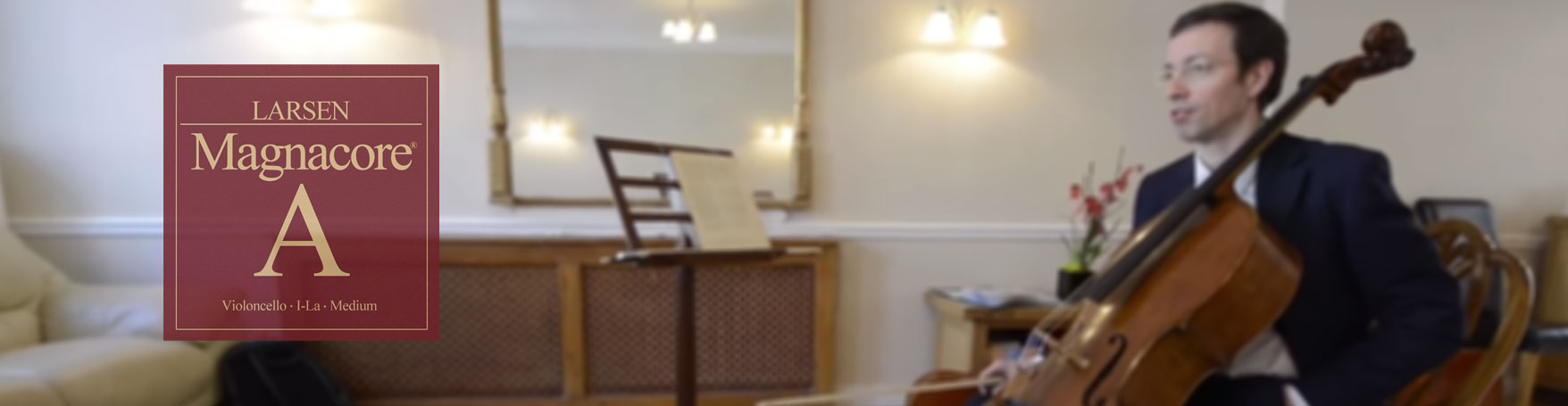 Tom Woods in London with Larsen Magnacore for Cello review Tom Woods in London with Larsen Magnacore for Cello