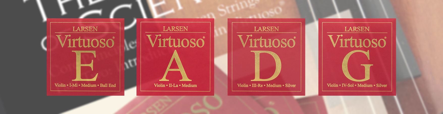 Larsen Strings Virtuoso for Violin Set Larsen Strings Virtuoso for Violin