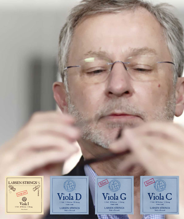 Larsen Original Viola Strings for Orchestral Performance.