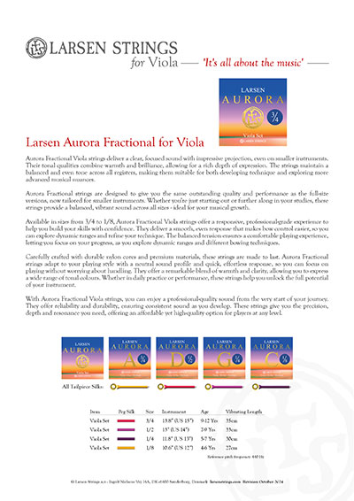 Larsen Aurora Viola