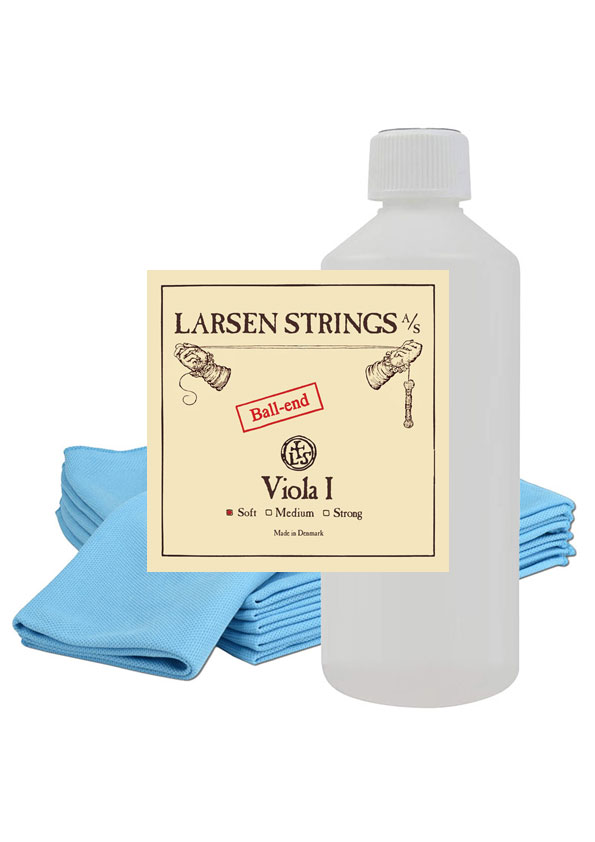 Larsen Viola String Cleaning 