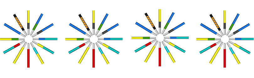 Larsen strings color codes for silks