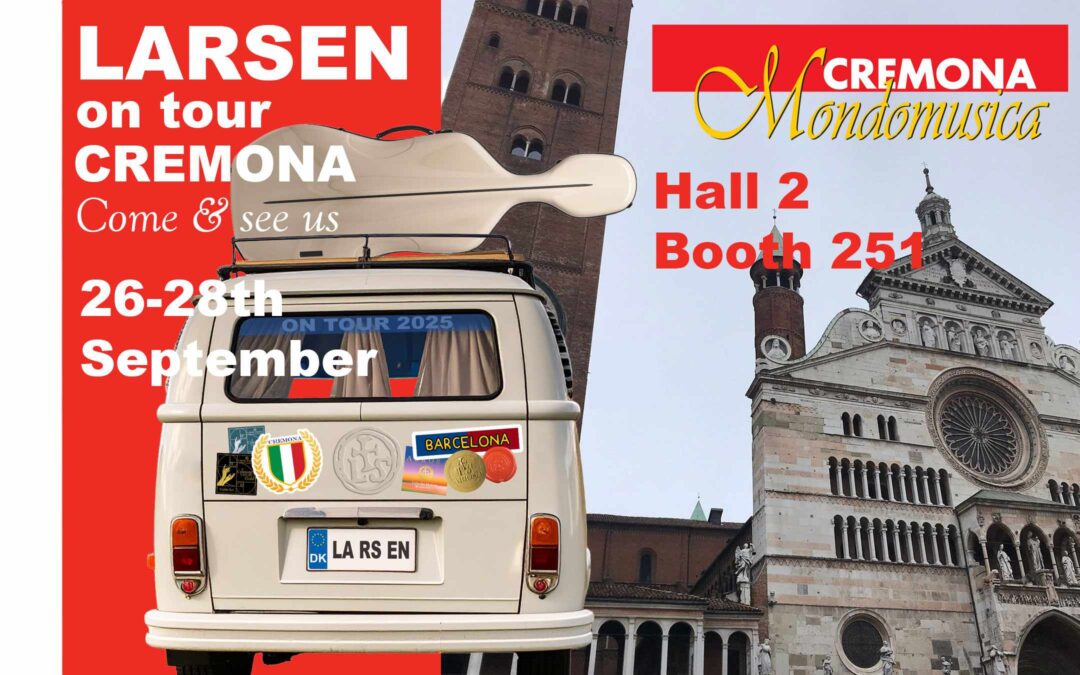 Visit us at Cremona MondoMusica 2025