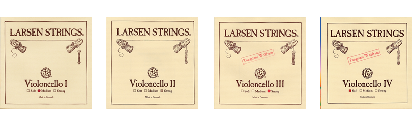 original cello set Larsen Aurora Viola Set