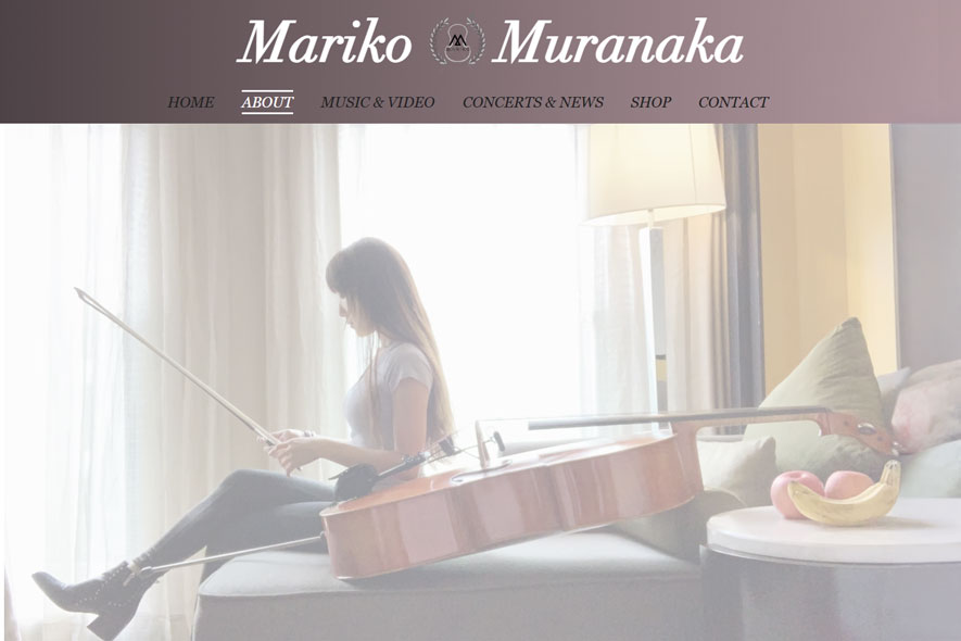 Mariko Muranaka Cello Website
